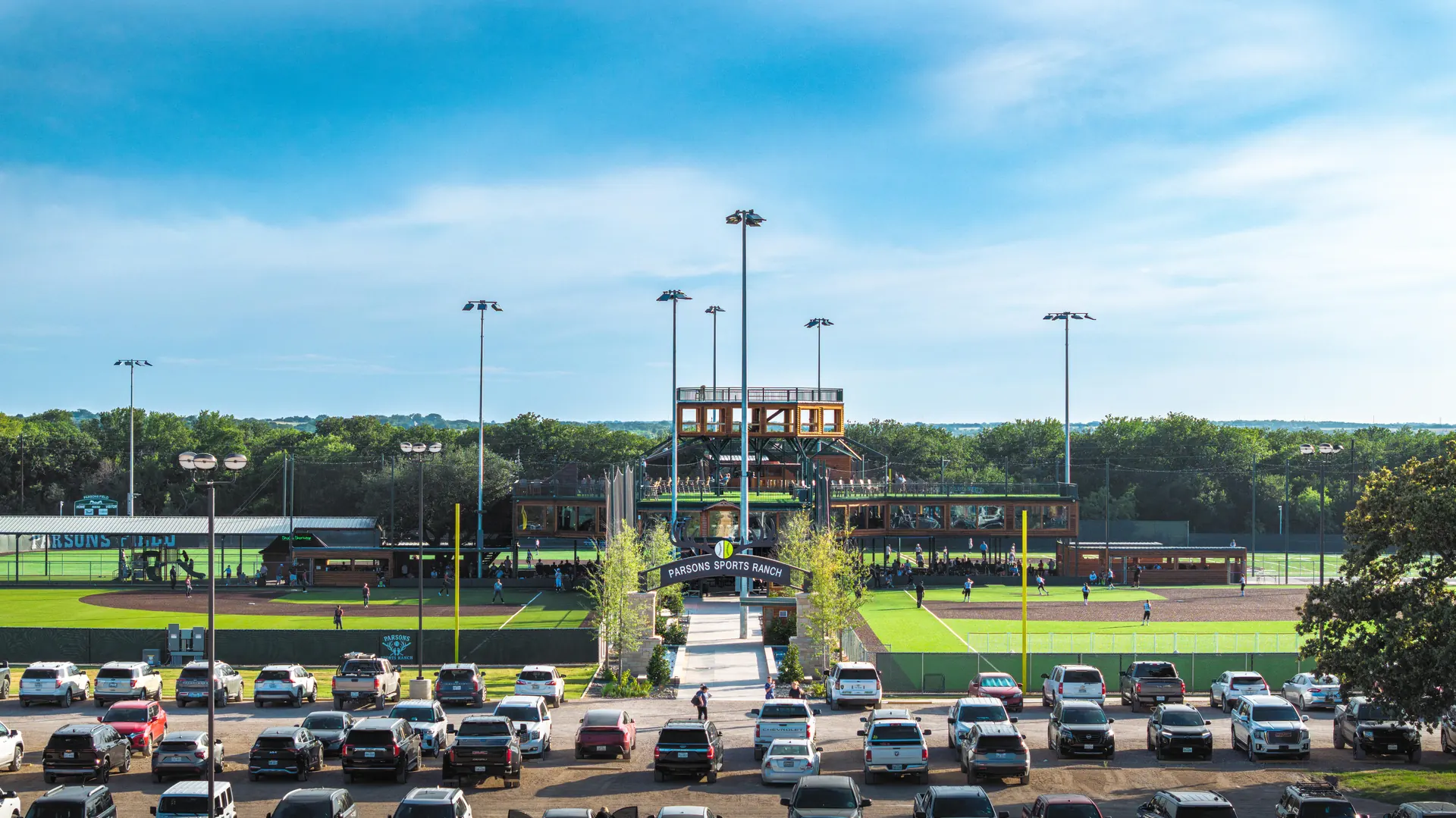 Aerial view of Parsons Sports Ranch