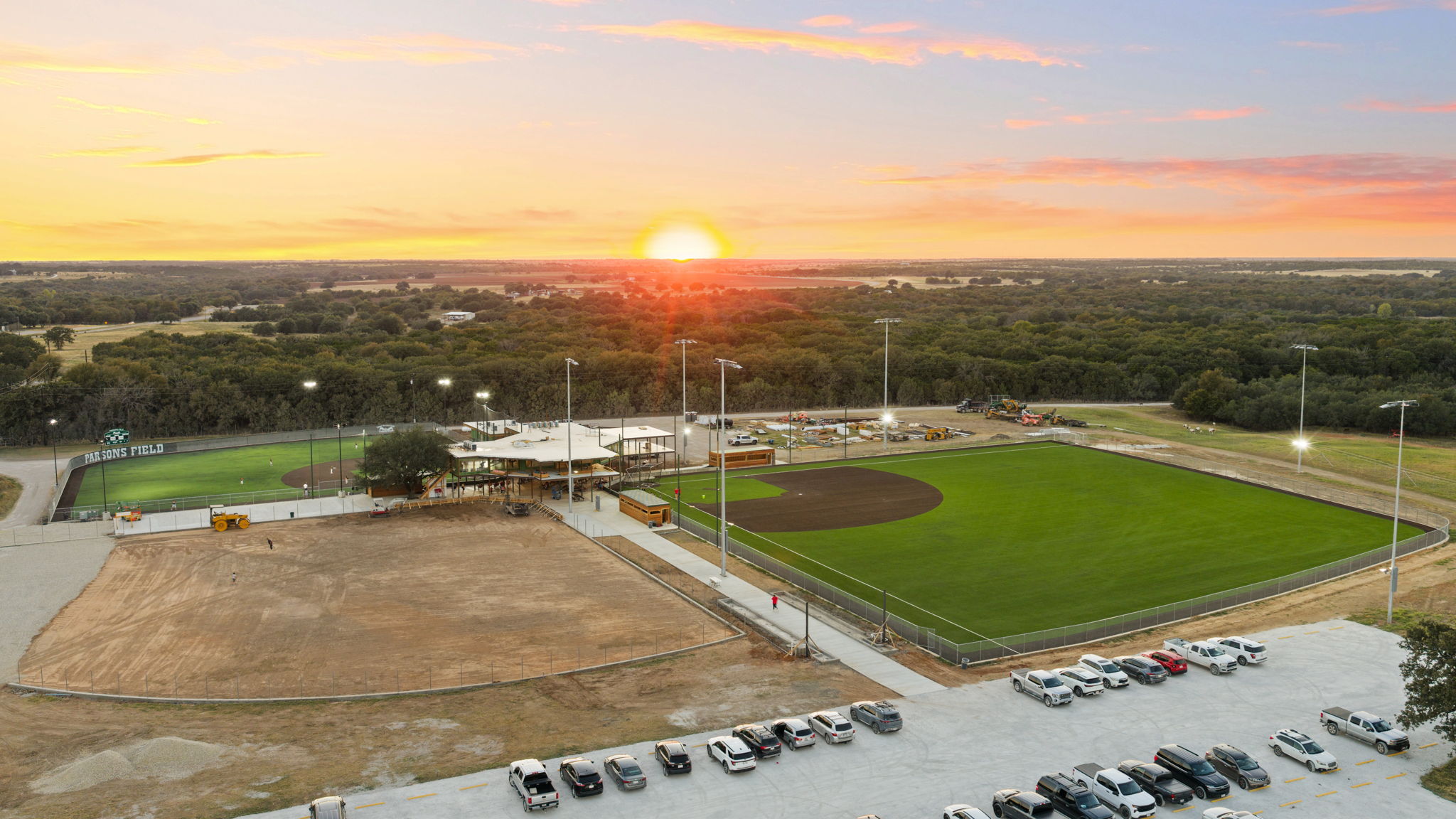 Parsons Sports Ranch fields and suite
